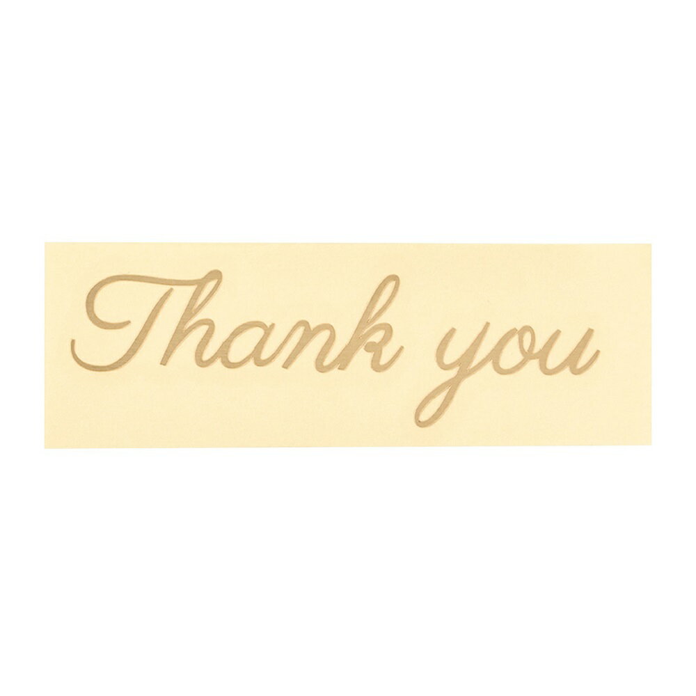 PFバルーン用転写シールThankyou2枚入バルーンフラワー資材デコレーション素材[TDLGI000380] フラワー..