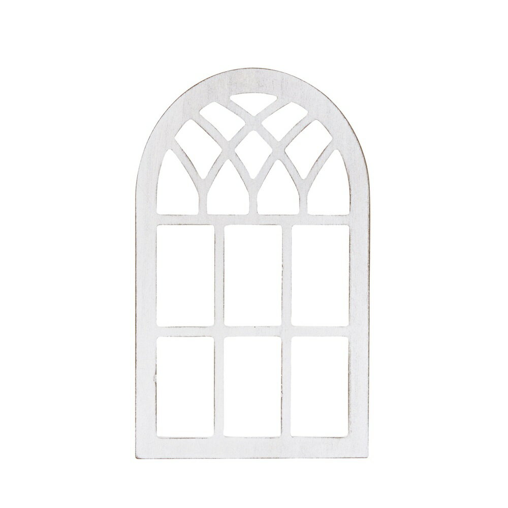 ウィンドウフレームSホワイトアレンジベースナチュラルベース[TDLZE009042] 装飾 フラワーギフト ハンドメイド資材 ディ スプレイ ガーデニング用品 オブジェ 飾り オーナメント インテリアフラワー ベース プレート