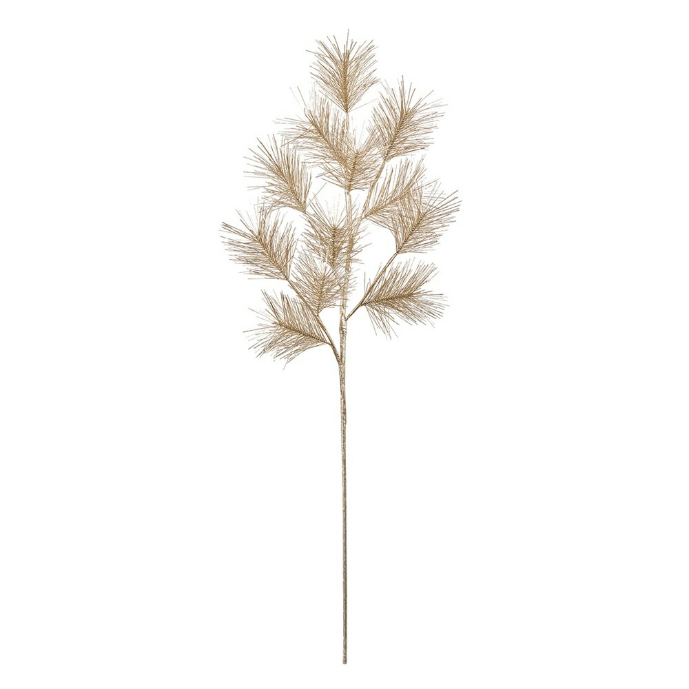 メタリックパインシャンパンアーティフィシャルフラワー造花松パインお正月[TDLJV004421-050]フラワー..