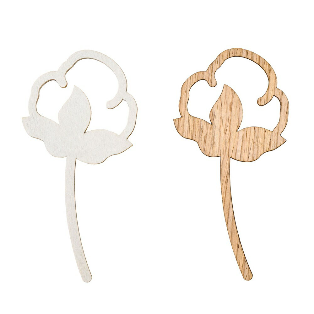 ワタノミパーツ ホワイト／ナチュラル2コ入 デコレーション素材 デコレーションパーツ クリスマス [TDLZE001157] 装飾 クリスマス用品 ハンドメイド資材 飾り・オブジェ 木製