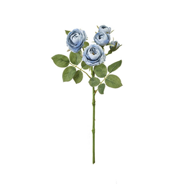 メリンダローズライトブルーアーティフィシャルフラワー造花ローズばら[TDLFM009087-105]【花 フラワーギフト アートフラワー インテリアフラワー アレンジメントフラワー ディスプレイ 】