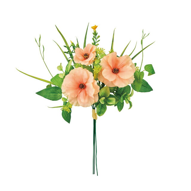 ナチュレラナンブーケピーチ1束アーティフィシャルフラワー造花花束ラナンキュラス[TDLFM005729-006]【花 フラワーギフト アートフラワー インテリアフラワー アレンジメントフラワー ディスプレイ ブーケ 】