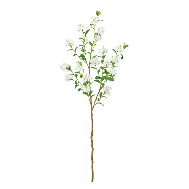 チェリナブロッサムブランチLホワイトアーティフィシャルフラワー造花小花[TDLFM003680-001]【花 フラワーギフト アートフラワー インテリアフラワー アレンジメントフラワー ブランチ 】
