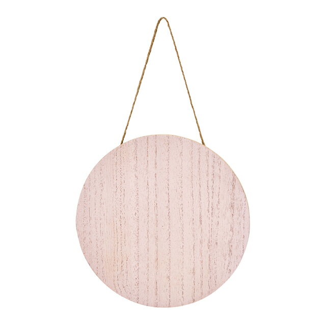 シャビーサークルフレームピンクプレートアレンジベースナチュラルベースナチュラル素材[TDLZE008052-0..