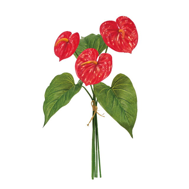 トマトアンスバンドルレッド1束アーティフィシャルフラワー造花アンスリウム[TDLFM007862]【花 フラワーギフト アートフラワー インテリアフラワー アレンジメントフラワー ディスプレイ 】