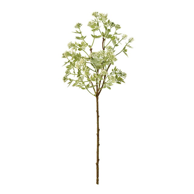 ニュアンスカランコエスプレーホワイトグリーンアーティフィシャルフラワー造花多肉植物[TDLFG002361-0..