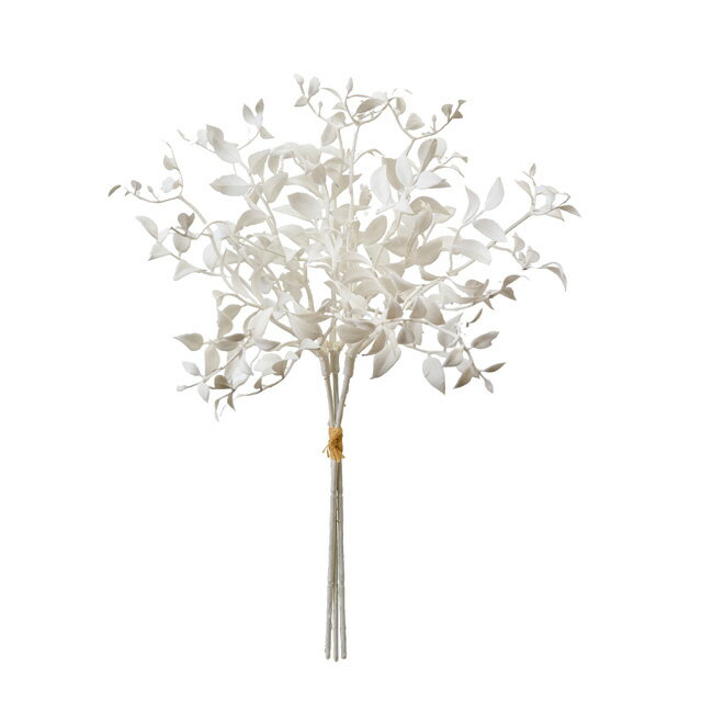 ピュリエスマイラックスピックホワイト1束アーティフィシャルフラワー造花スマイラックス[TDLFG003407]..