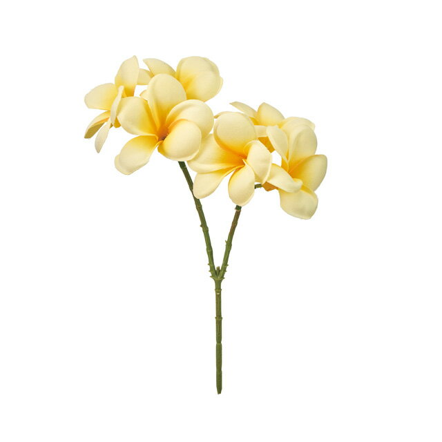 アマンダプルメリアイエローアーティフィシャルフラワー造花プルメリア[TDLFM001613-004]【花 フラワーギフト アートフラワー インテリアフラワー アレンジメントフラワー 】