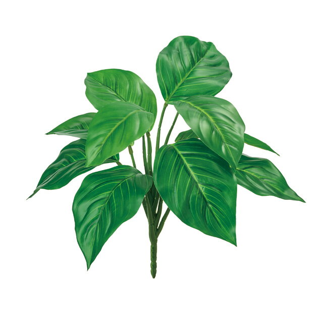 エクステリアアグラオネマブッシュグリーンアーティフィシャルフラワー造花ウォータープルーフ加工屋外..