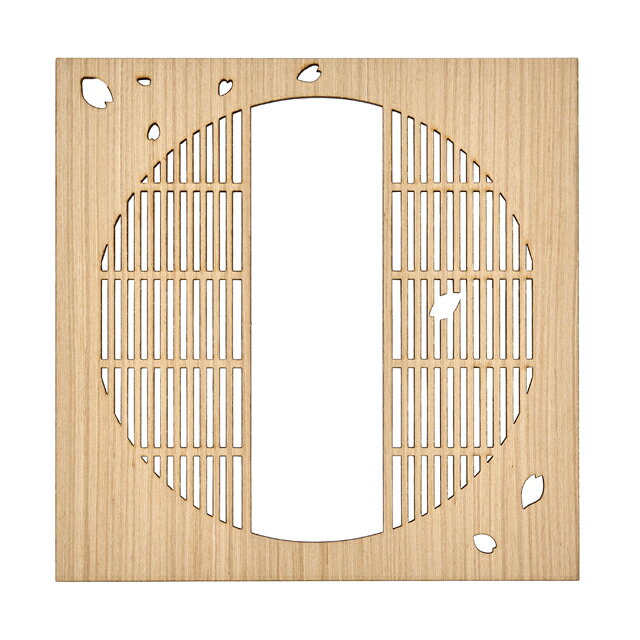 円窓プレート木目アレンジベース窓形ナチュラルベース木製ナチュラル素材[TDLZE009061-022]【インテリ..