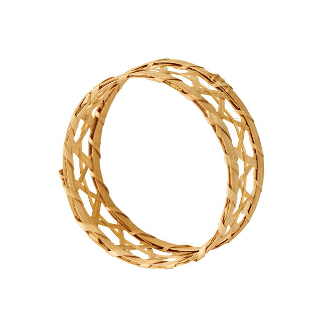 竹リングΦ104コ入花器ベースナチュラル素材[TDLKB000030]