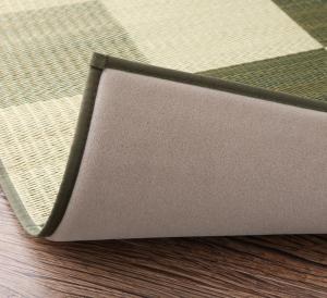 自然素材ラグ 厚みが選べる3タイプ 純国産ブロック柄い草ラグ ウレタン12mm 191×250cm[COPA101343500026606]|インテリア 寝具 収納 カーペット マット 畳 耐久性 利便性 シンプルデザイン 高級感