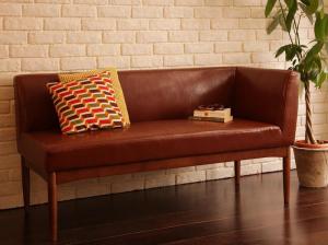 ソファー ダイニングソファ 2人掛け ダイニング レトロモダンカフェテイスト リビングダイニングシリーズ ダイニングソファ単品 左アーム 2P[COPA102497500027798]|インテリア 寝具 収納 ダイニングセット