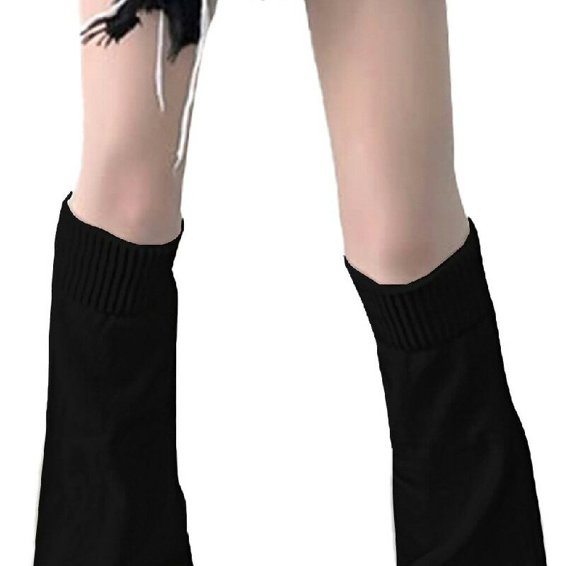 レッグウォーマー レディース 暖かい 防寒 靴下 女性 レッグカバー 制服 ソックス ルーズソックス 冷え対策 厚手 ハロウィン コスプレ 仮装 コスチューム 可愛い 地雷系 原宿系 ゴシック系の商品画像
