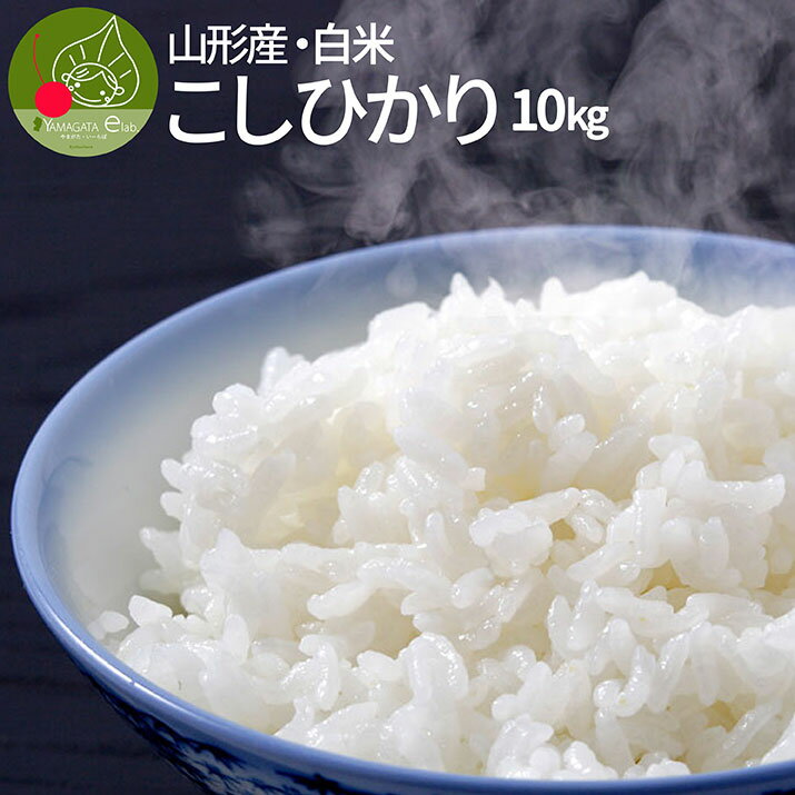 【令和5年産】こしひかり 白米 10kg(5kg×2袋) 山形県産 5年産 特A米 精米 一等米 ギフト 新生活応援 産地直送 おいしい 通販 ブランド米 東北 送料無料 内祝い