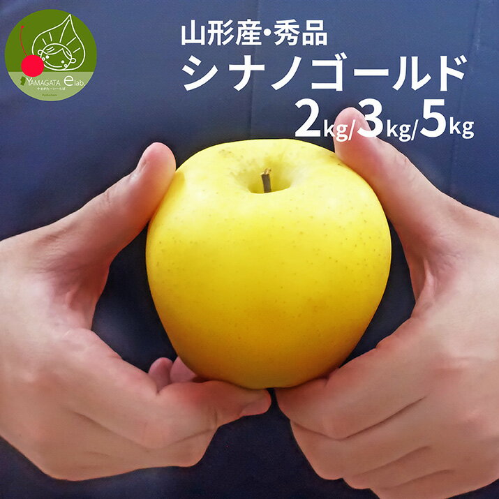 ＼ただ今、お届け中!／ りんご 秀品 シナノゴールド 2kg 3kg 5kgフルーツ 山形県産 贈答用 りんご化粧箱入り ギフト箱 お取り寄せ 名産品 お年賀 アップル 果物 小粒 弾ける甘い香り 御礼 パーティー(4)