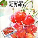 【2020年7月上旬発送・先行早割】 さくらんぼ 紅秀峰 秀品 1kg L玉以上のみ ギフト 贈答品として人気です 山形県産 佐藤錦 の次はこちら 紅秀峰 産地直送 化粧箱入 送料無料 2020年 7月上旬発送