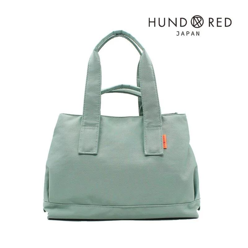 hundred ダブルハンドルナイロントート ハンドバッグ トートバッグ ハンドレッド D.kelly バイカラー hund red バッグ スクエアトート hundredバック レディース カバン 鞄 肩掛け 大容量 マザーズバッグ 通勤 通学 大人 大きめ バッグ