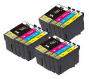 エプソン IC76 互換インクカートリッジIC4CL76 4色x3 12本セット(大容量目印:地球儀 インク)対応機種:PX-M5040F,PX-M5041F,...