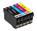 エプソン 互換インクカートリッジ ic62 ic4cl62 4色5本セット ブラック(黒)*2 シアン マゼンダ イエロー 対応プリンター: PX-203 PX...