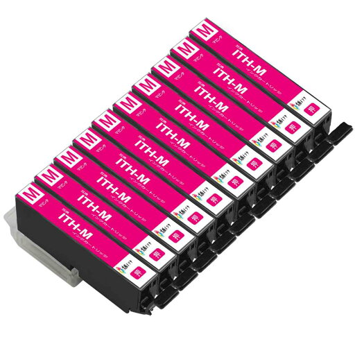 ITH-6CLエプソン互換インクカートリッジITH EPSON目印:いちょうイチョウ ITH-Mマゼンタ10本 対応プリンター:EP-709A EP-710A EP-711A EP-810AB EP-810AW EP-811AB EP-811AW汎用インク大容量インクタンク 最新型ICチップ付/残量表示/個別包装でインク漏れ防止/国際認証 ITH-6CLエプソン互換インクカートリッジITH EPSON目印:いちょうイチョウ ITH-Mマゼンタ10本 対応プリンター:EP-709A EP-710A EP-711A EP-810AB EP-810AW EP-811AB EP-811AW汎用インク大容量インクタンク 最新型ICチップ付/残量表示/個別包装でインク漏れ防止/国際認証