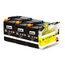 LC119/115 ブラザーbrother用互換インクカートリッジLC119BKブラック3本 LC115Yイエロー1本 合計4本 プリンターインクタンク 純正と併用可能汎用インク対応機種:MFC-J6975CDW MFC-J6973CDW MFC-J6970CDW MFC-J6770CDW MFC-J6573CDW MFC-J6570CDW(2)