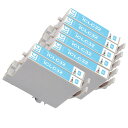 IC6CL32エプソン互換インクカートリッジIC32 EPSON ICLC32ライトシアン7本 目印:ヒマワリ 増量対応プリンター:L-4170G PM-A850 PM-A850V PM-A870 PM-A890 PM-D750 PM-D750V PM-D770 PM-D800 PM-G700 PM-G720 PM-G730 PM-G800 PM-G800V PM-G820 残量表示機能付互換インク