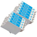 IC6CL32エプソン互換インクカートリッジIC32 EPSON ICC32シアン9本 目印:ヒマワリ 増量対応プリンター:L-4170G PM-A850 PM-A850V PM-A870 PM-A890 PM-D750 PM-D750V PM-D770 PM-D800 PM-G700 PM-G720 PM-G730 PM-G800 PM-G800V PM-G820 残量表示機能付互換インク