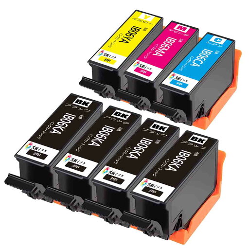 IB06CL4A互換インクカートリッジ エプソンEpson増量ブラック(IB06KA)4本・シアン(IB06CA)1本・マゼンター(IB06MA)1本・イエロー(IB06YA)1本合計7本インクタンク 目印:メガネめがね 対応プリンター:PX-S5010 PX-S5010R1 IB06CL4A互換インクカートリッジ エプソンEpson増量ブラック(IB06KA)4本・シアン(IB06CA)1本・マゼンター(IB06MA)1本・イエロー(IB06YA)1本合計7本インクタンク 目印:メガネめがね 対応プリンター:PX-S5010 PX-S5010R1