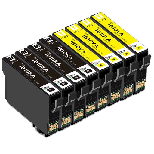 IB10CL4A互換インクカートリッジ エプソンEpson増量ブラック(IB10KA)4本・イエロー(IB10YA)4本合計8本インクタンク 目印:カードケース 対応プリンター:EW-M530F ( M530F ) 互換インクカートリッジ IB10CL4A互換インクカートリッジ エプソンEpson増量ブラック(IB10KA)4本・イエロー(IB10YA)4本合計8本インクタンク 目印:カードケース 対応プリンター:EW-M530F ( M530F ) 互換インクカートリッジ