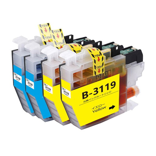 LC3119 ブラザーbrother用互換インクカートリッジLC3119Cシアン2本 LC3119Yイエロー2本 合計4本 プリンター対応インクタンク 純正と併用可能汎用インク対応機種:MFC-J6980CDW MFC-J6580CDW MFC-J6983CDW MFC-J6583CDW MFC-J5630CDW残量検知搭載/個別包装 LC3119 ブラザーbrother用互換インクカートリッジLC3119Cシアン2本 LC3119Yイエロー2本 合計4本 プリンター対応インクタンク 純正と併用可能汎用インク対応機種:MFC-J6980CDW MFC-J6580CDW MFC-J6983CDW MFC-J6583CDW MFC-J5630CDW残量検知搭載/個別包装