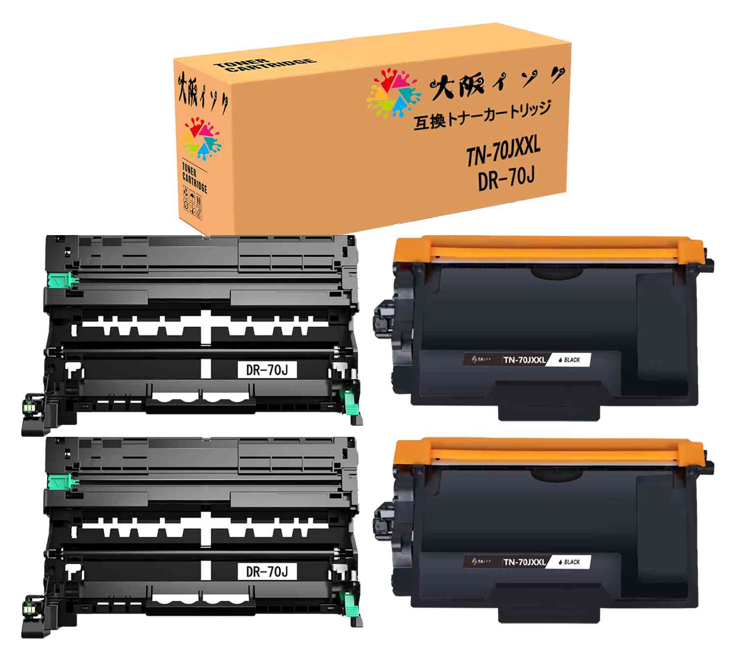 ֥饶TN-70JXXLߴȥʡȥå BrotherбѥȥʡTN 70JXXL2DR-70Jߴɥ˥å2ܹ4ܥå бMFC-L6820DW MFC-L5710DW HL-L6310DW HL-L5210DW HL-L5210DNTN-70JXXL BK ߴ ȥʡ11000;DR-70Jɥ˥å75,000