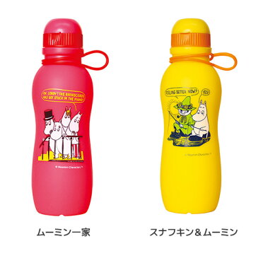 ムーミン MOOMIN シリコンボトル 500ml 【全5柄】 JAN: 4954192600196【お取り寄せ商品】