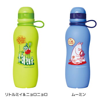 ムーミン MOOMIN シリコンボトル 500ml 【全5柄】 JAN: 4954192600196【お取り寄せ商品】