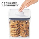 OXO オクソー 保存容器 密閉 密封 POP2 ポップコンテナ スターターセット 3ピース 200ml 400ml 11241300 3個 セット 小さめ 密閉容器 密封容器 容器 キャニスター スタッキング 積み重ね 角型 プラスチック 透明 クリア 食品 調味料入れ 保存 収納 キッチン お洒落 3