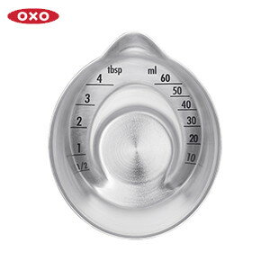 OXO オクソー ステンレス アングルドメジャーカップ ミニ 60ml 3112600 【計量カップ メジャーカップ カクテルグッズ】 JAN: 0719812051260[1]