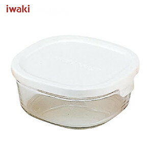 iwaki イワキ パック&レンジ ミニ （ホワイト） 450ml N3240-W /耐熱ガラス製 /AGCテクノグラス JAN: 4905284064853