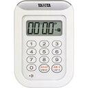 タニタ TANITA キッチンタイマー デジタル 丸洗いタイマー100分計 ホワイト TD-378-WH