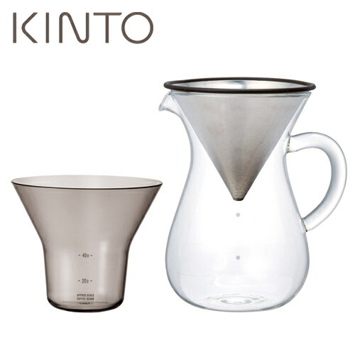 KINTO （キントー） SCS-04-CC-ST コーヒーカラフェセット 600ml 27621 JAN: 4963264496667【送料無料】