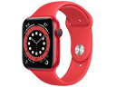 Apple Watch Series 6 GPSモデル 44mm 新品 Apple Apple Watch Series 6 GPS+Cellularモデル 44mm M09C3J/A [(PRODUCT)REDスポーツバンド] デュアルコア ウェアラブル端末・スマートウォッチ,活動量計 Watch OS