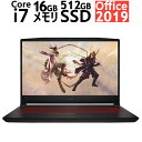 【新品】 MSI Katana GF66 11UE-857JP 15.6型 インテル Core i7 11800H/NVIDIA GeForce RTX 3060/16GB メモリ/512GB SSD/Wi-Fi 6 WEBカメラ ノート パソコン PC ゲーミングノート