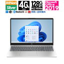 Office 2019 新品 HP 15.6型 HP 15 Athlon Silver 7120U/4GBメモリ/128GB SSD/フルHD/IPSパネル搭載 メモリ：4GB M.2 SSD：128GB ノートパソコン,ノートPC Windows 11 Home (Sモー) 指紋認証 Wi-Fi 6 Webカメラ(約207万画素) Bluetooth5.3 日本語キーボード