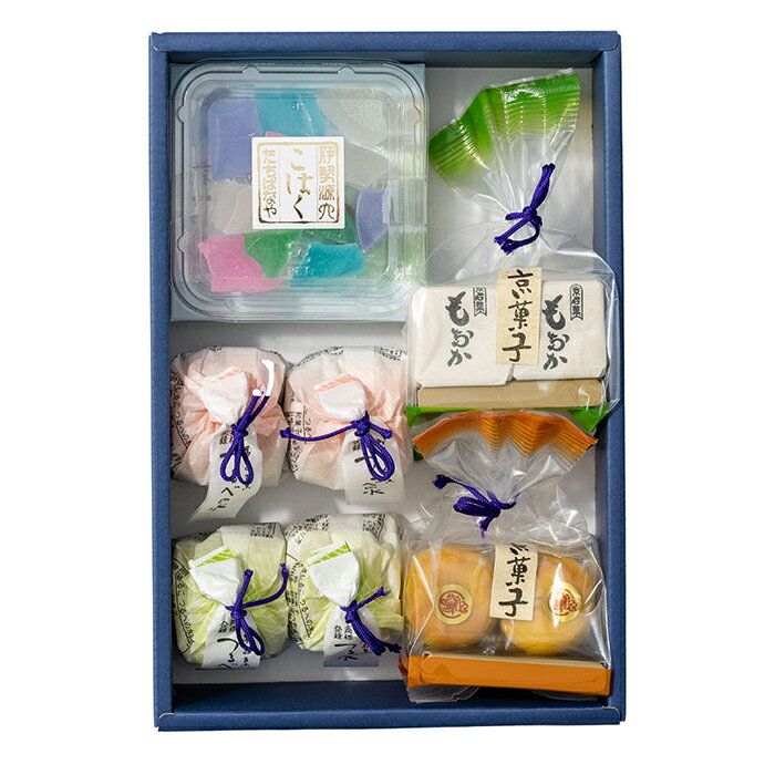 京の和菓子詰合せ 松 即席しるこ つるべの水(小豆・抹茶 各50g×2個)