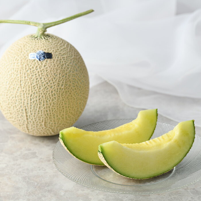 クラウンメロン[山1玉](通年) 約1.3kg×1玉(静岡県産) ※お届け日のご指定はお受けできません 【送料無料】