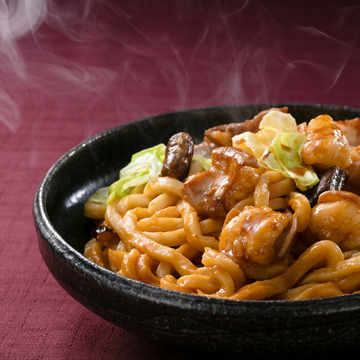 津山ホルモンうどんセット 国産牛ホルモン100g×4、冷凍うどん250g×4、ホルモンうどんたれ100g×2 【送料無料】