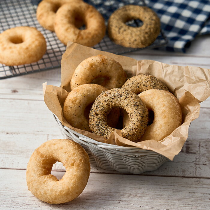 おとうふどーなつ プレーン・黒ごまきな粉・紅茶 各2個入×2袋 【送料無料】