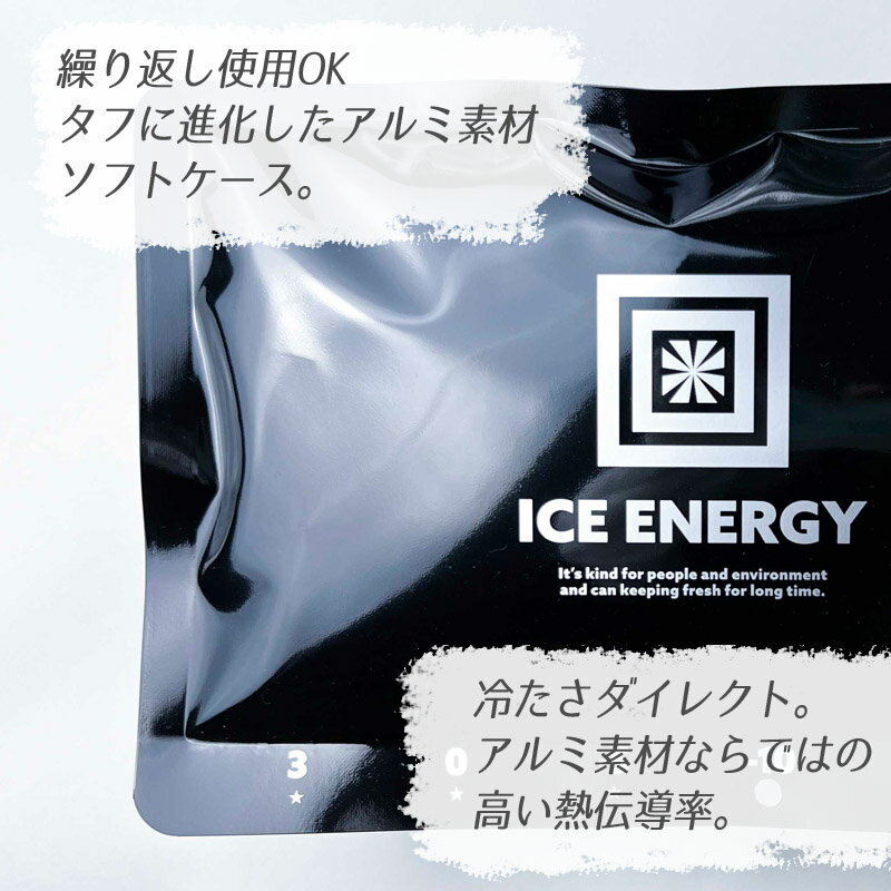特殊低温 保冷剤 アイスエナジー 500g アルミソフトケース ICE ENERGY 保冷 長持ち...