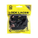 ほどけない 靴紐 ロックレース LOCK LACES L-015 黒 2個セット 正規品 靴ひも ゴム 結ばない スニーカー シューズ 子供 キッズ 運動靴 ジョギング アウトドア 代引不可