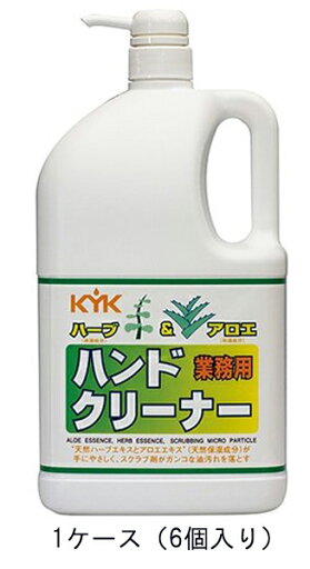 古河薬品 KYK ハンドクリーナー 2L 35-021 1ケース6本入り 手の汚れ ハーブエキス アロエエキス 古河薬品 KYK ハンドクリーナー 2L 35-021 1ケース6本入り 手の汚れ ハーブエキス アロエエキス