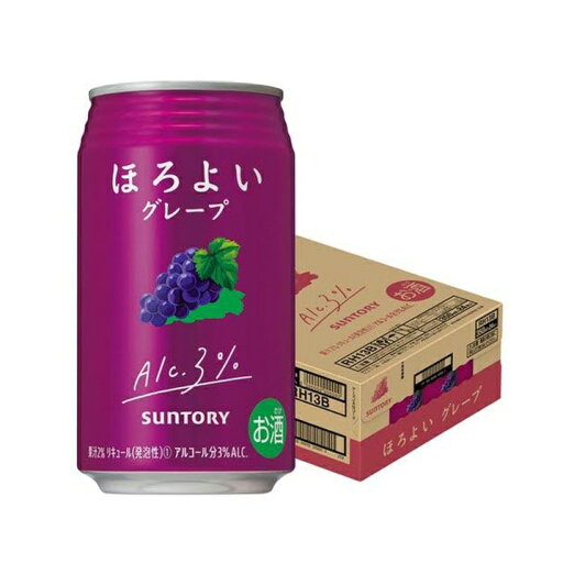 【送料無料】サントリー ほろよい 〈グレープ〉 350ml×24本 1ケース (リニュアル期によりデザインが異なる場合がございます) 【送料無料】サントリー ほろよい 〈グレープ〉 350ml×24本 1ケース (リニュアル期によりデザインが異なる場合がございます)